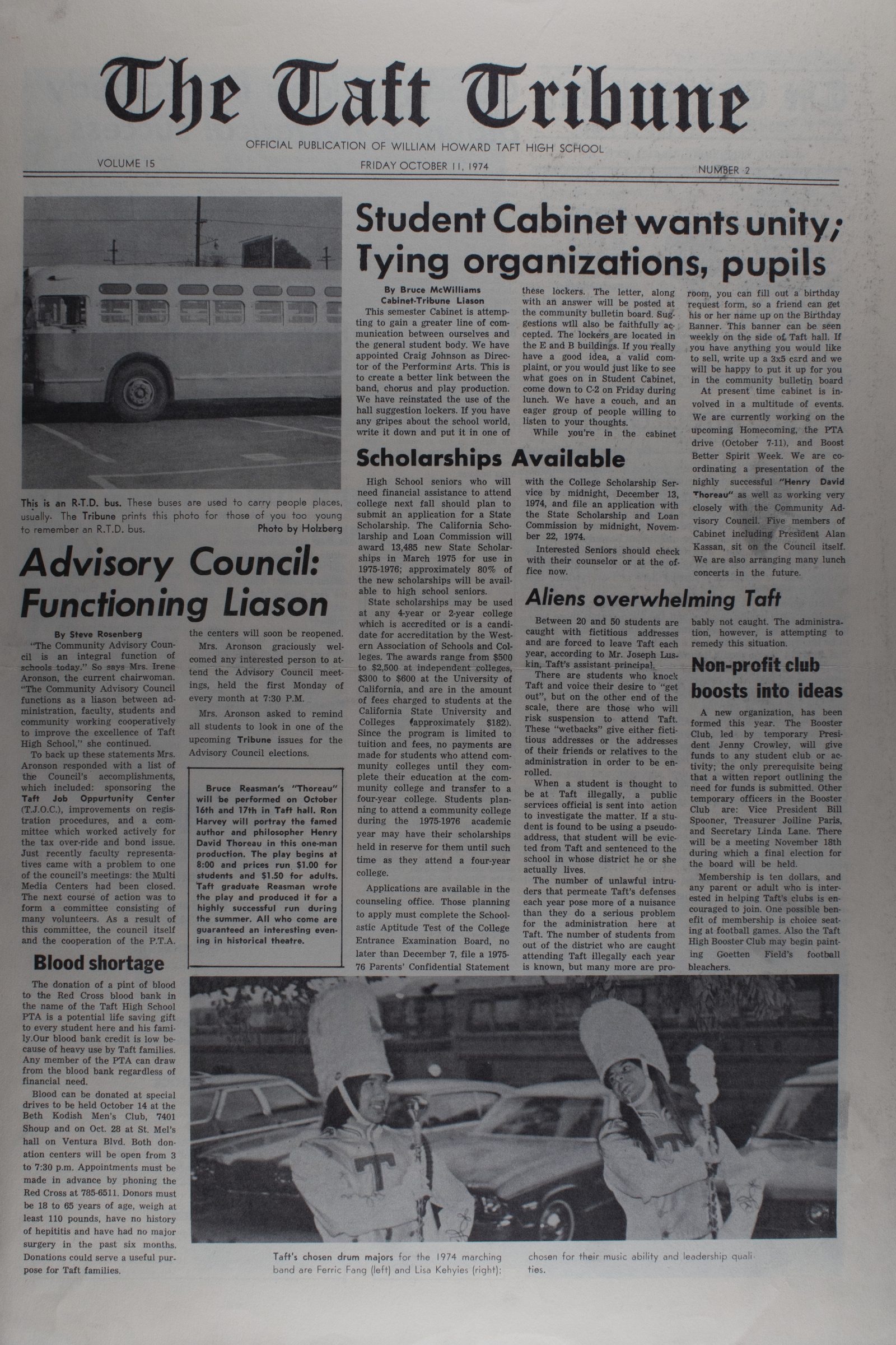 October 11, 1974, page 1