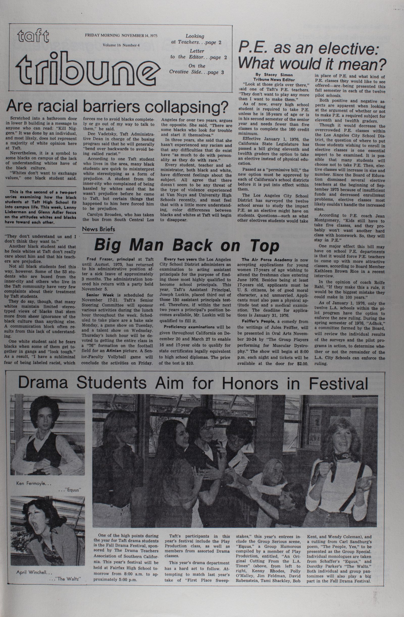 November 14, 1975, page 1