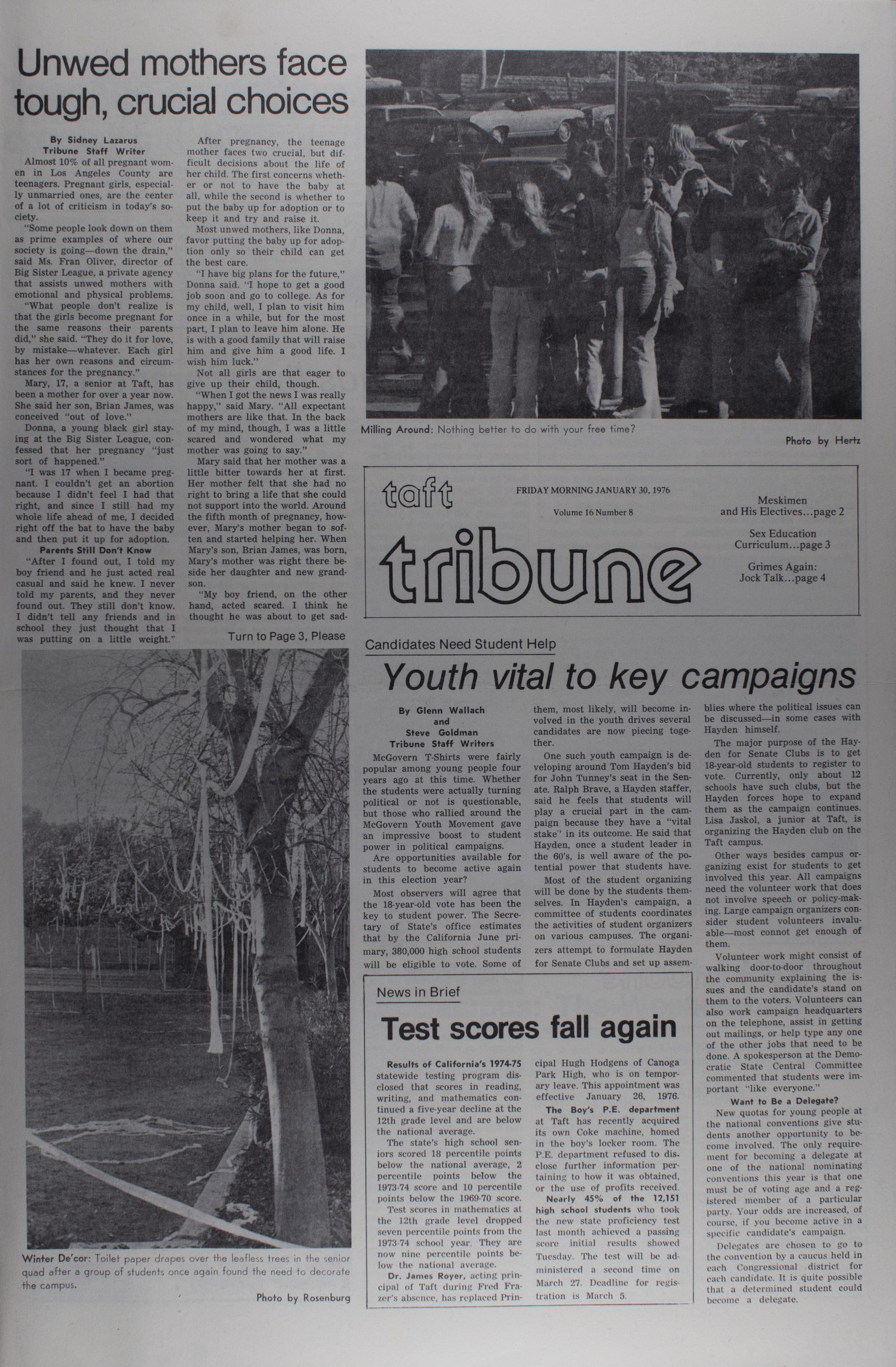 January 30, 1976, page 1