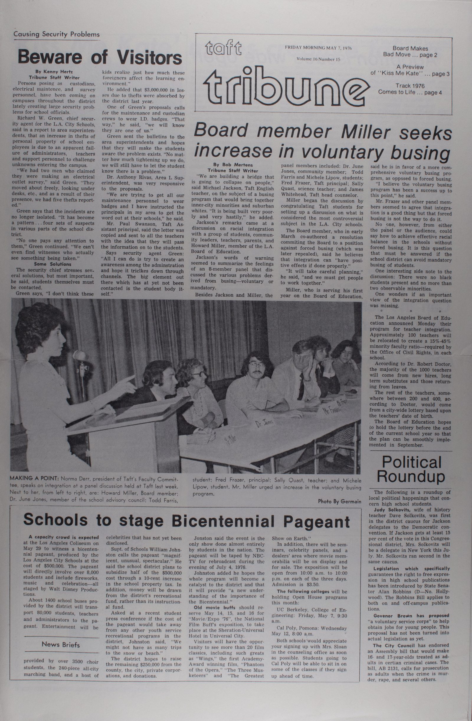 May 7, 1976, page 1